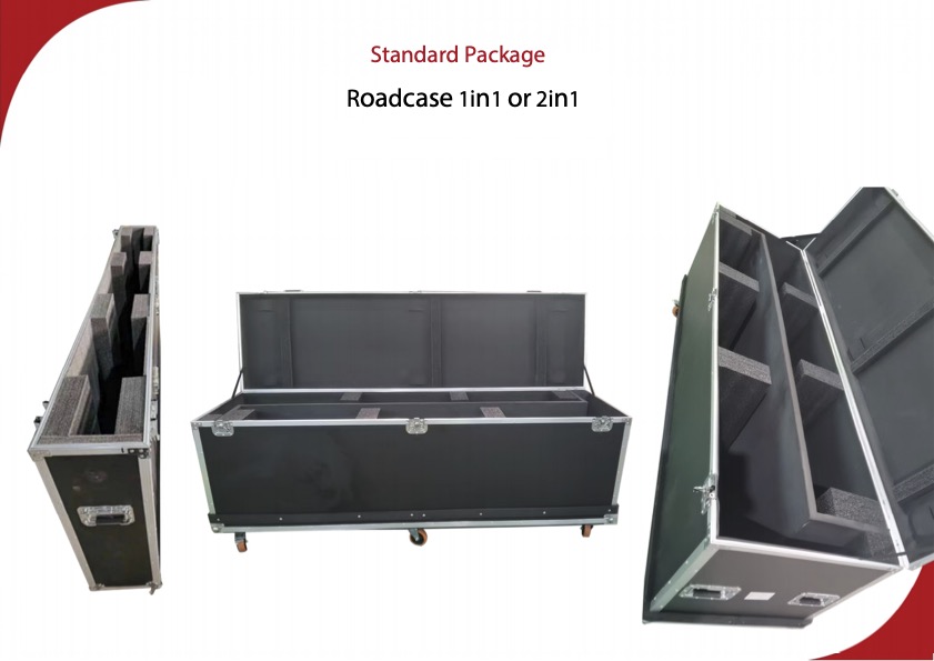 SP LED poster road cases for single and double units