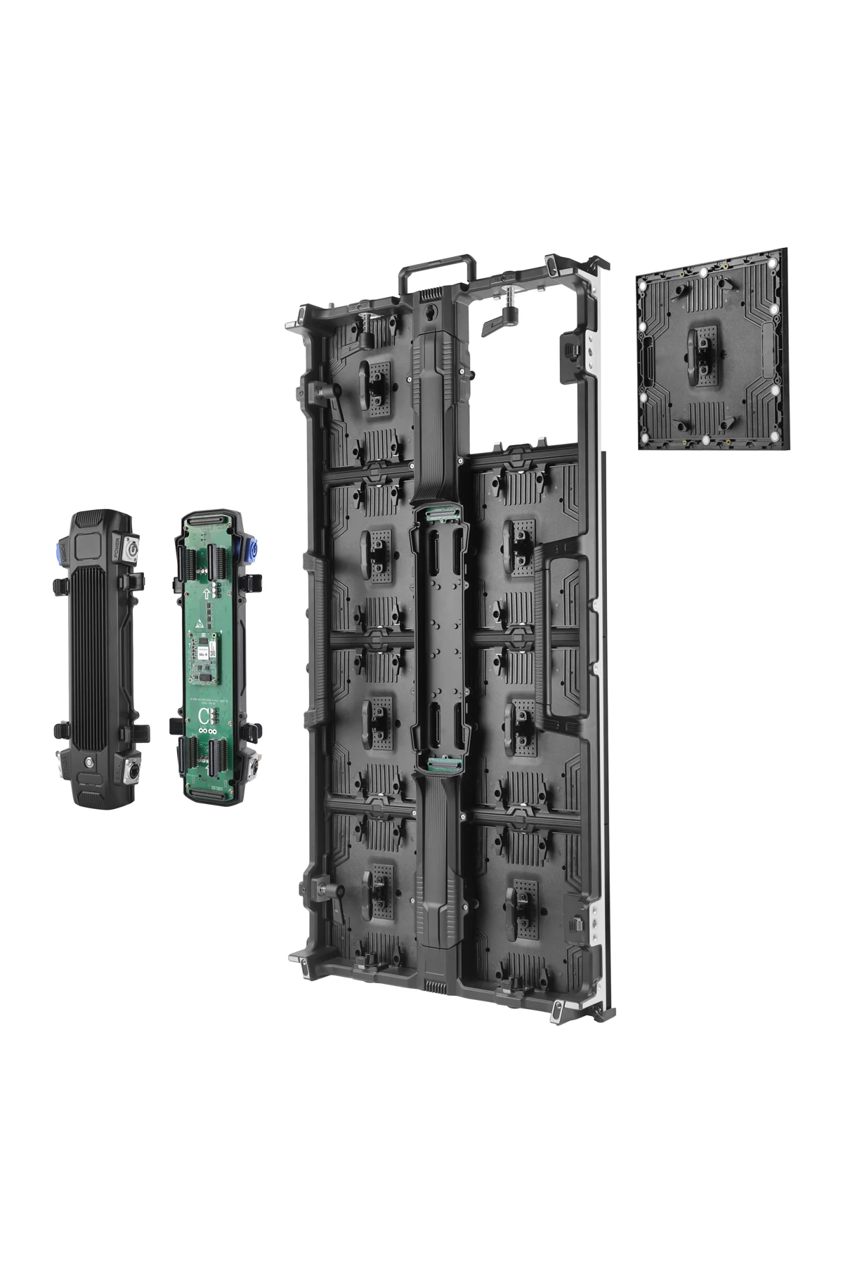 RZ Series removable power and signal box with modular LED cabinet